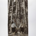 The Stripped Connection, 2011 --- 140 x 60cm Two panel tapestry