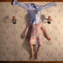 Holding, 2011 --- 106 x 123cm Photography; C-type Lambda print, framed in brown 