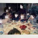 Togetherness, 2011 --- 10 x 15cm Adapted family photograph