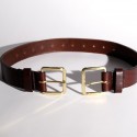 Belt, 2011 --- 30 x 30 x 5cm Object; Leather, brass