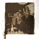 Familiarity, 2013 --- My mother and sister sharing a yawn 30 x 30cm Tapestry