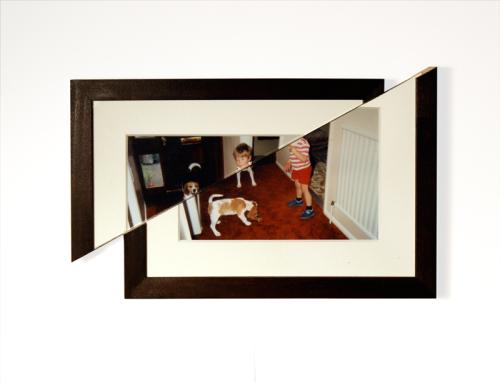 Schisms 6, Head upon Pet's body, Adapted family photograph, 2011