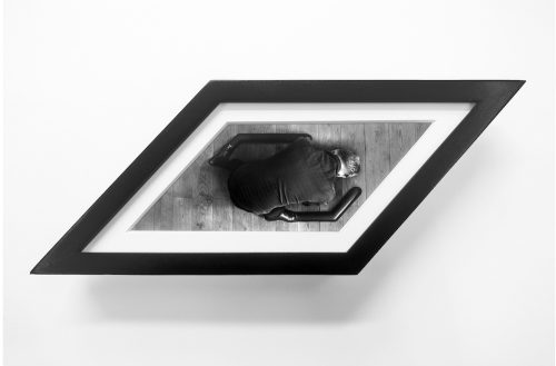 Shoes to form a parallelogram, (photography) 26 x 10cm framed, 2025