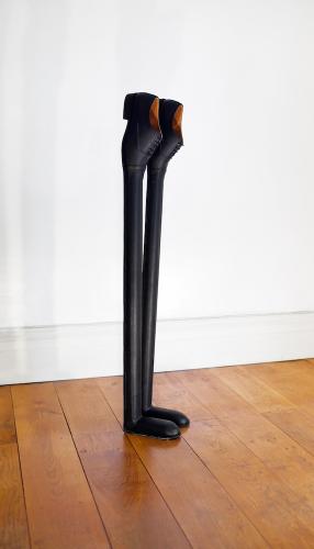 Shoes to walk on tiptoes (sculpture) 19 x 112 x 21cm, 2025